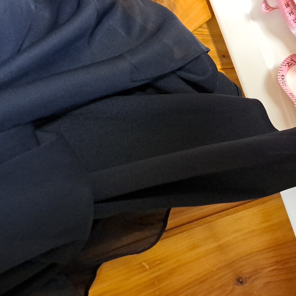 DJ-JAZ 14 party dress, prom, christmas.  Navy ptp 20 " length  39" - Picture 12 of 12